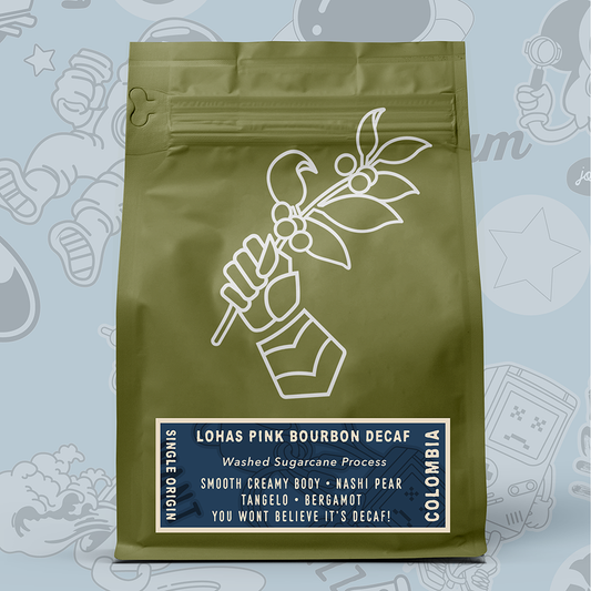 Colombia Lohas Pink Bourbon Decaf